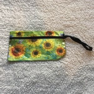 Sunflower 🌻 Zipper Clutch Pouch 3 for $15